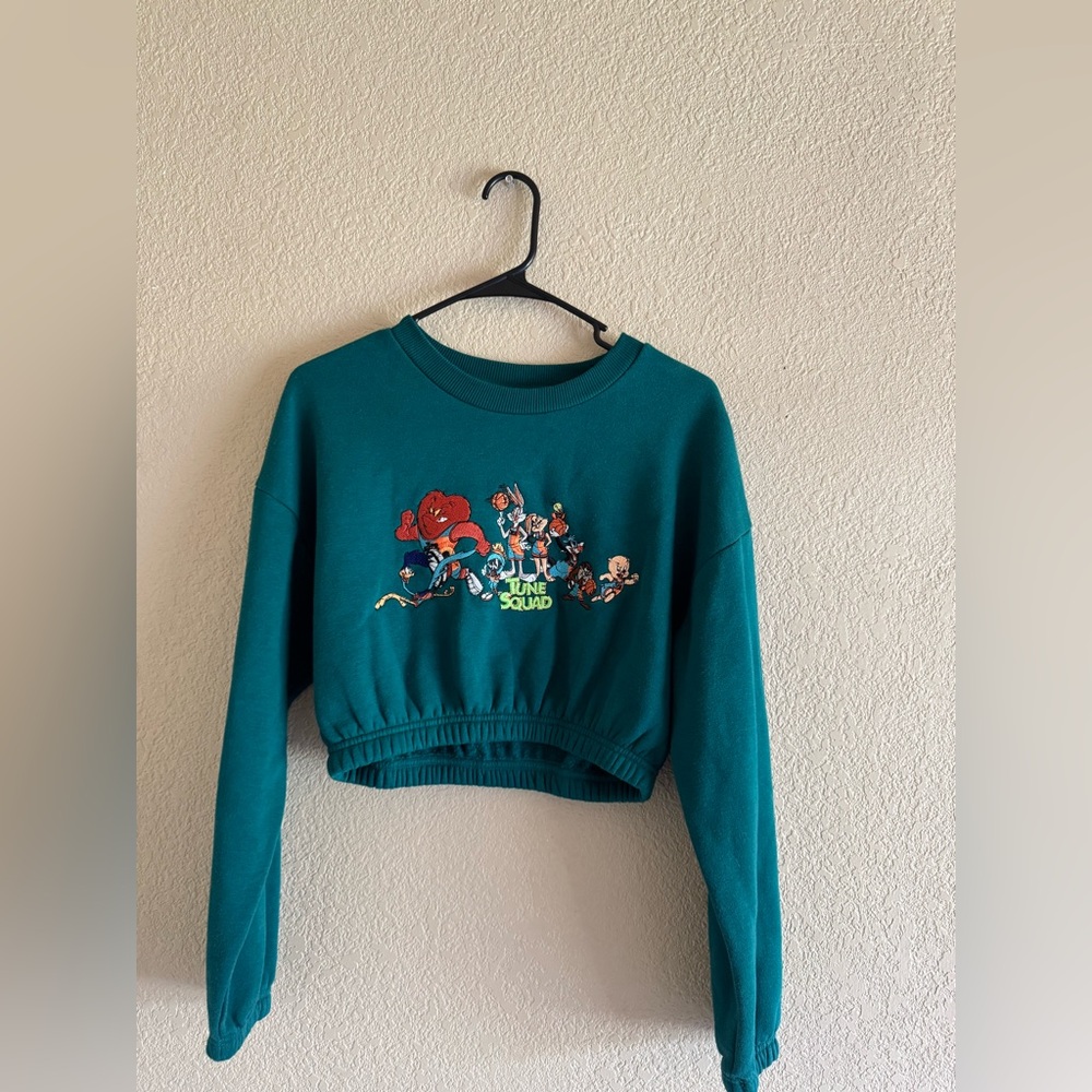 Forever 21 Teal Looney Tunes Sweater
